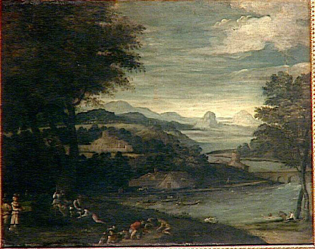 Paysage aux joueurs de dés_0