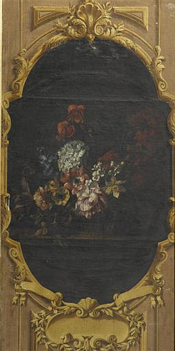 FLEURS DIVERSES DANS UNE CORBEILLE, 17e siècle