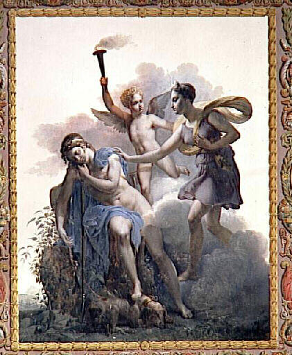 Diane entraînée par l'Amour auprès d'Endymion endormi_0