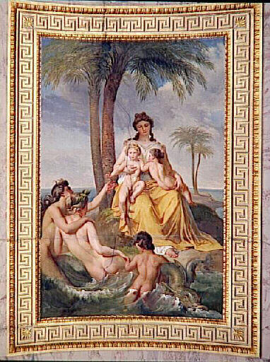 Naissance de Diane et d'Apollon sous le palmier de l'île de Délos_0
