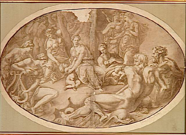 Latone avec Diane et Apollon (entourée de divers personnages)_0