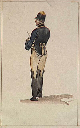 Un postillon vu de dos_0