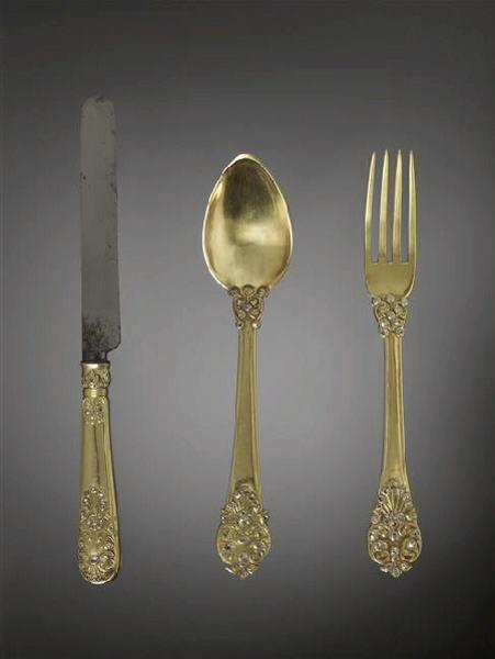 Couverts de service (ensemble), couteau, cuiller, fourchette_0