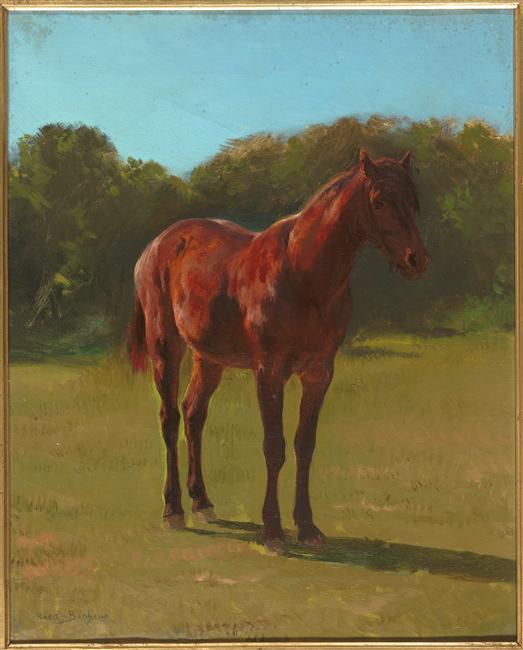Etude de cheval bai cerise, Rosa Bonheur, 2e quart 19e siècle, 2e moitié 19e siècle