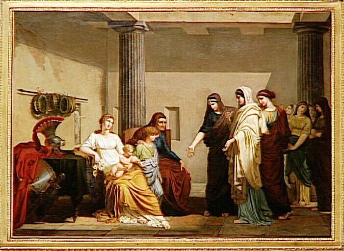 Dames romaines suppliant la famille de Coriolan ; Cornélie, mère des Gracques... (ancien titre)_0