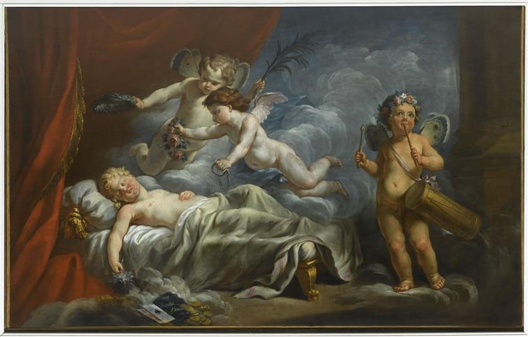 UN ENFANT ENDORMI, Jacques Durand, 1742