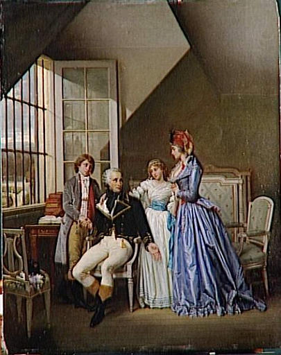 Visite de Joséphine à son mari Alexandre à la prison du Luxembourg en 1794_0