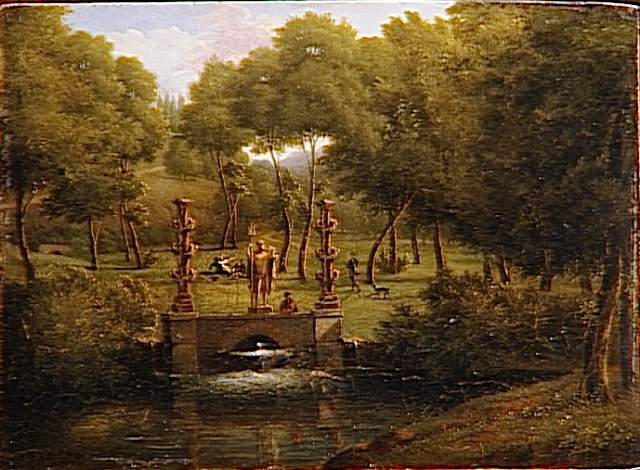 Vue du bassin de Neptune dans le parc de Malmaison_1