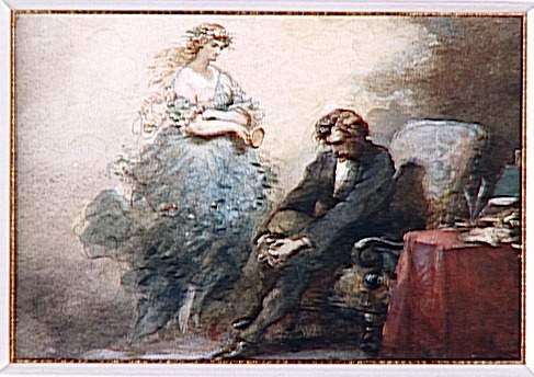 Illustrations d'oeuvres d'Alfred de Musset gravées par Adolphe Lalauze (1838-1906) : La nuit de Mai_0
