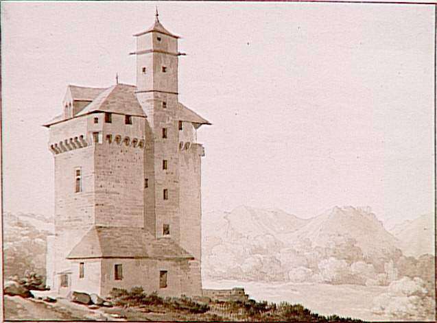 Restes d'un château-fort à Chambéry_0