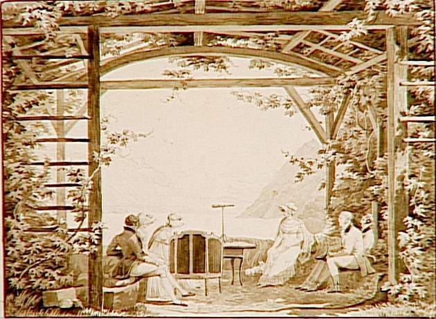 Vue prise d'une terrasse de l'Ancienne Abbaye d'Haute-Combe_0