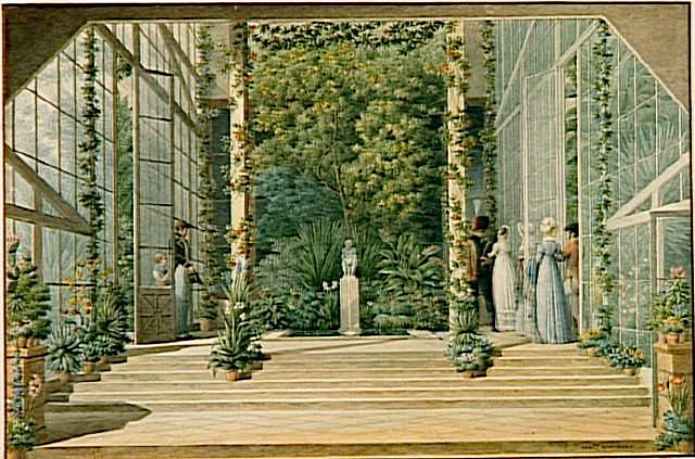 Intérieur de la serre-chaude à la Malmaison_0