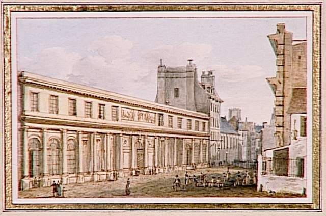 Vue de l'Ecole de Médecine de Paris, prise extérieurement, Victor Jean Nicolle