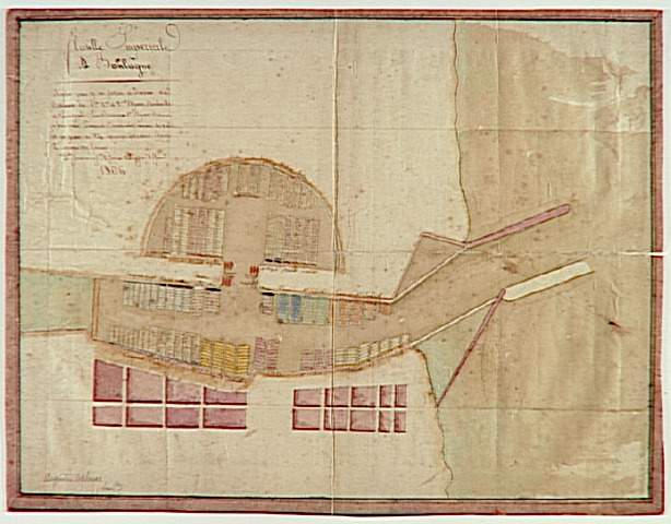 Flotille impériale de Boulogne. Plan indiquant sa composition et sa disposition_0