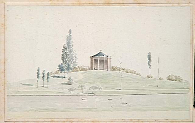 Recueil de 21 vues de Paris et de ses environs : Belvédère du parc de St Leu, Victor Jean Nicolle
