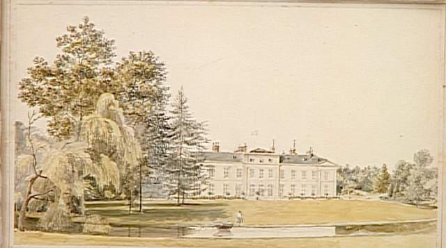 Recueil de 21 vues de Paris et de ses environs : Chateau de St Leu, côté jardin, Victor Jean Nicolle