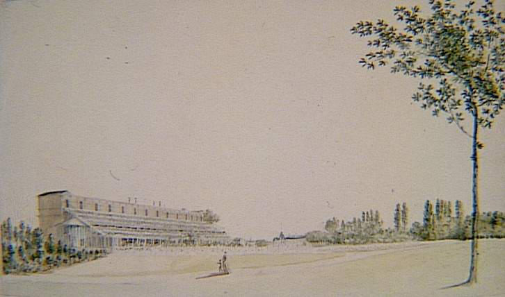 Recueil de 21 vues de Paris et de ses environs : la serre-chaude et le château de Malmaison, Victor Jean Nicolle