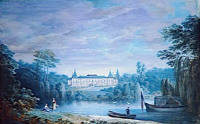 Vue du château de Malmaison côté parc_0