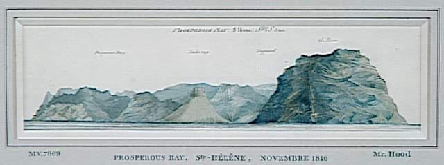 Vue de Prosperous Bay, Sainte-Hélène, novembre 1816_0