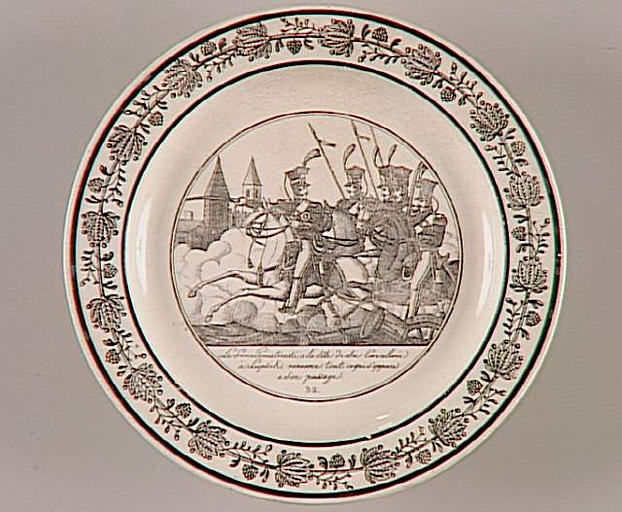 Le Prince Poniatowski à la tête de sa cavalerie à Leipsick renverse tout ce qui s'oppose à son passage_0