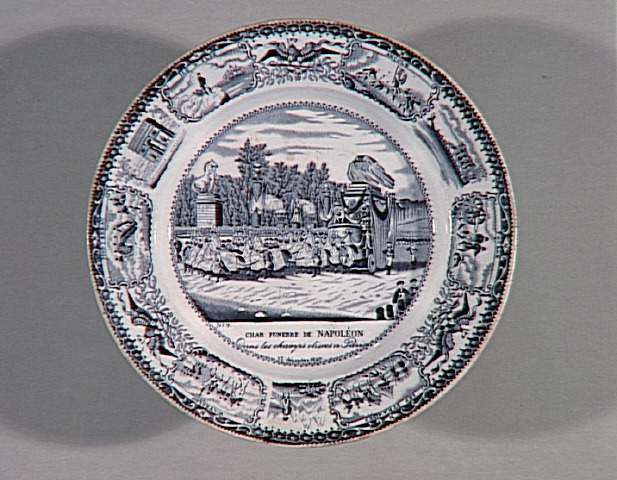 Char funèbre de Napoléon défilant sur les Champs-Elysées, 15 décembre 1840 (assiette n°9)_0