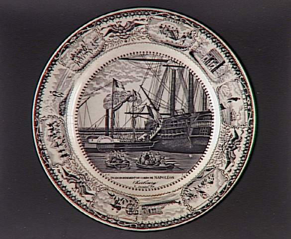 Transbordement du corps de Napoléon, Cherbourg, 8 décembre 1840 (assiette n°5)_1