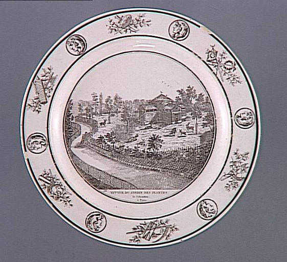 Vue du jardin des plantes à Paris_0