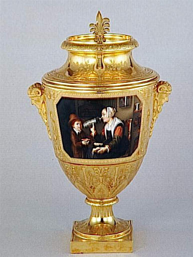 La buveuse à la chope d'étain et Le troupeau à l'abreuvoir_0