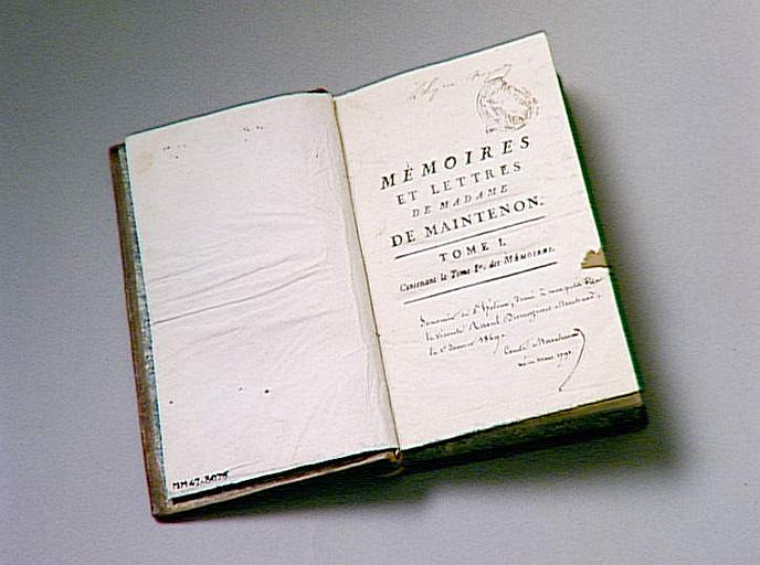 Mémoires pour servir à l'histoire de Mme de Maintenon et à celle du siècle passé (15 volumes)_1