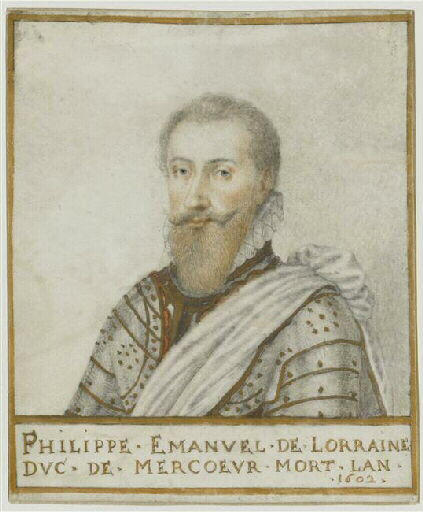 Philippe-Emmanuel, duc de Mercoeur, Henri Bellange, 1628 vers