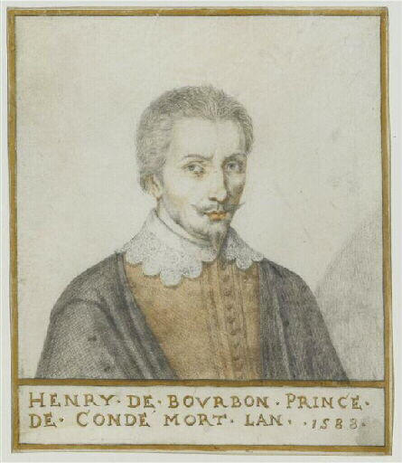 Henri Ier de Bourbon, prince de Condé, Henri Bellange, 1628 vers