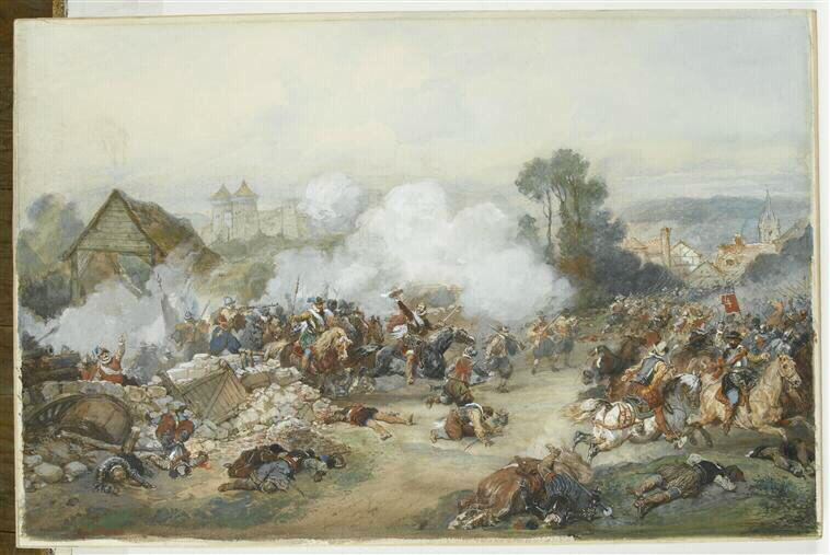 Henri IV à la bataille d'Arques_0