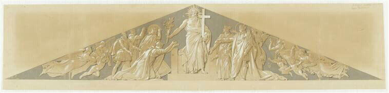 Projet de fronton pour une église_0