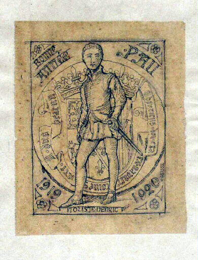 Henri IV enfant sur un arrangement décoratif_0