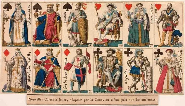 Nouvelles cartes à jouer, adoptées par la Cour, au même prix que les anciennes'_0