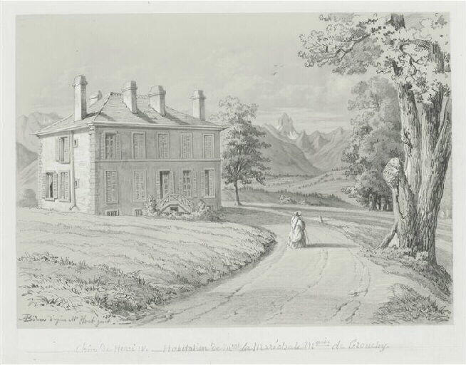 Chêne de Henri IV. Habitation de Mme la Maréchale (Marquise de Grouchy)_0
