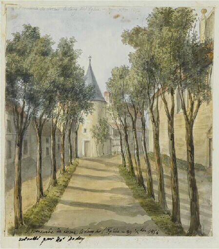 Lescar. Promenade le long de l'Eglise_0