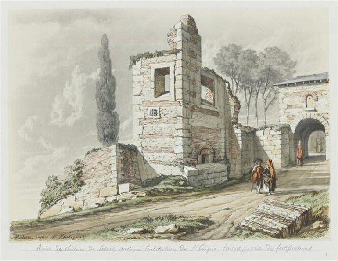 Lescar. Ruines du château des évêques de Béarn_0
