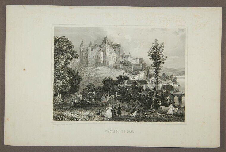 Château de Pau vu depuis l'Est_0
