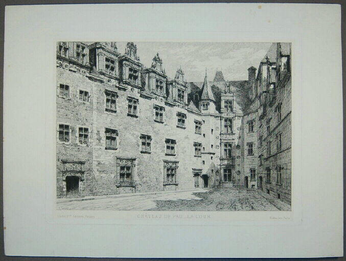 Château de Pau. La cour._0