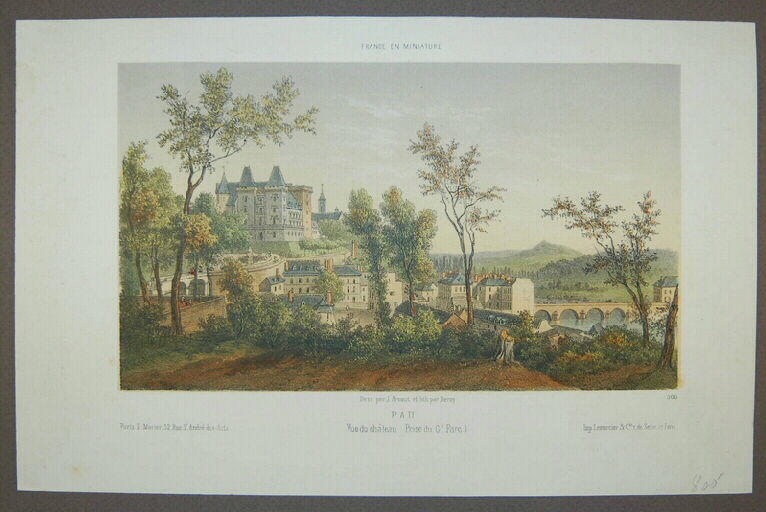 Château de Pau vu depuis l'Est_0