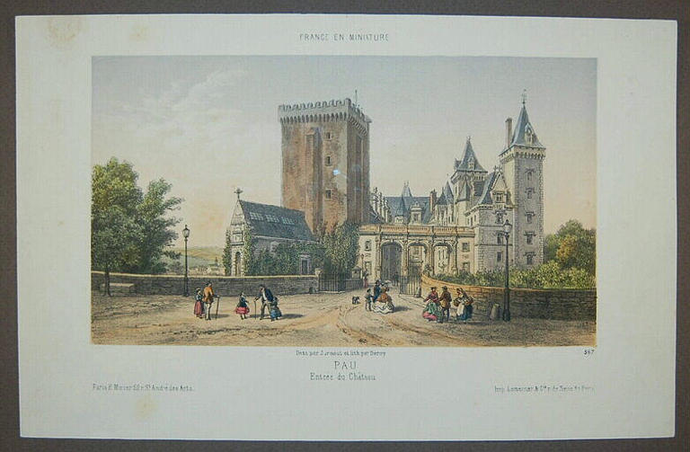 Pau. Entrée du château_0