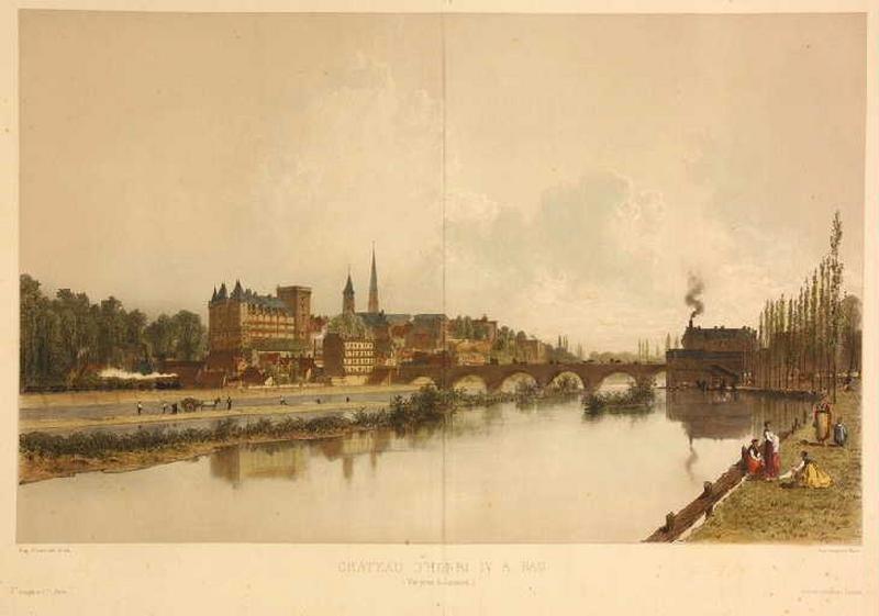 Château d'Henri IV à Pau (vue prise de Jurançon)_0