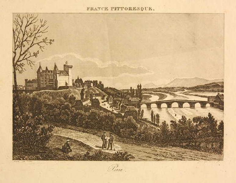 Château de Pau vu de la Basse Plante._0