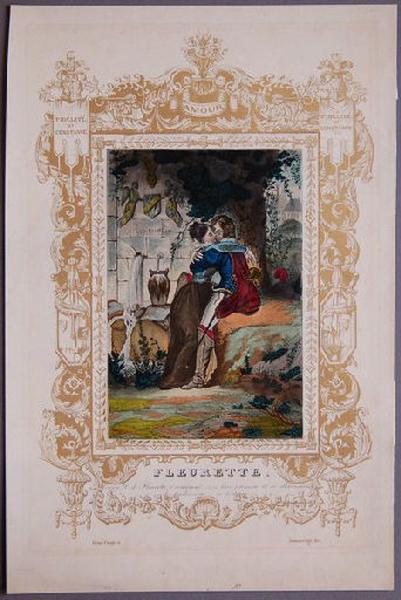 Henri IV et Fleurette. Rendez-vous à la fontaine_0