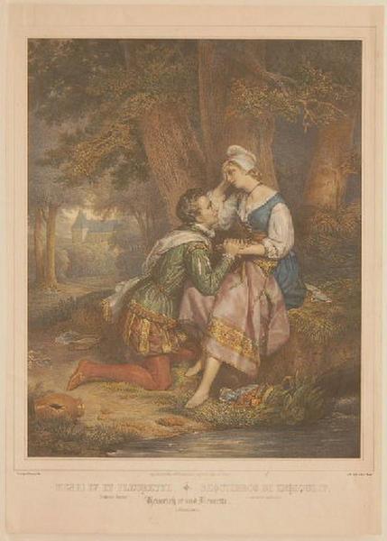 Henri IV et Fleurette. Serment d'amour_0