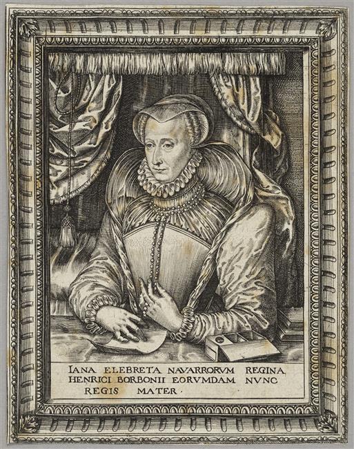 Jeanne d'Albret à mi-corps, portant une coiffe (de veuve)_0
