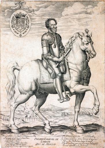 Philippe-Emmanuel de Lorraine, duc de Mercoeur, Philippe Thomassin, 1595