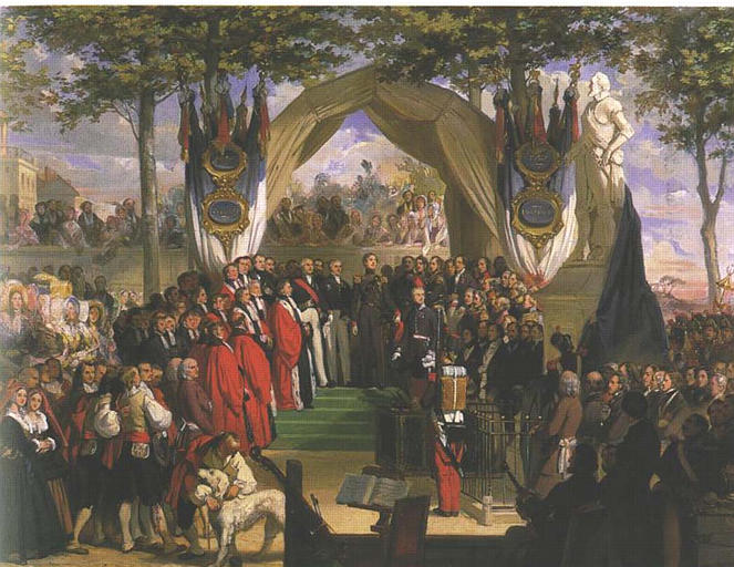 Inauguration de la statue de Henri IV sur la place Royale de Pau par S.A.R.Mgr le duc de Montpensier.(27 août 1843)_0