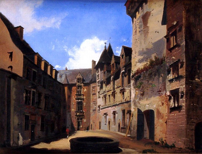 Vue de la cour du château de Pau_0